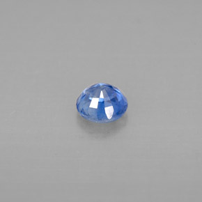 Cianita azul natural 0,61ct, corte redondo, SI