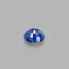 Cianita azul natural 0,89ct, corte redondo, VS-SI