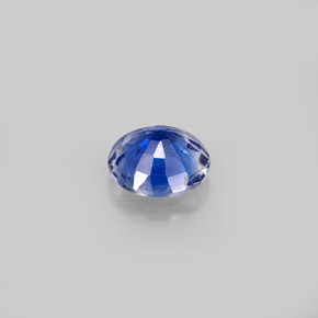 Cianita azul natural 0,97ct, corte redondo, VS-SI