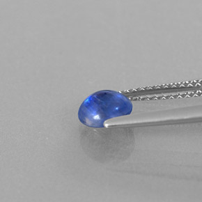 Cianita azul natural 0,91ct, transparente, transparente/translúcido