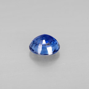 Cianita azul natural 0,99ct, corte redondo, VS-SI