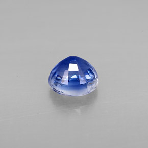 Cianita azul natural 1,24ct, corte redondo, VS-SI