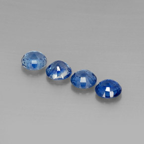 Pedras preciosas de cianita azul natural de  ct, corte redondo, VS-SI