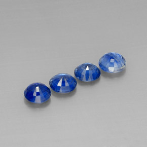 Pedras preciosas de Dianita Azul natural de  ct, Corte Redondo, VS-SI