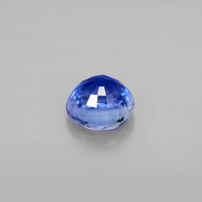 Cianita azul natural 1,18ct, corte redondo, VS-SI