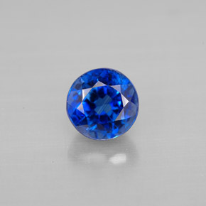 Dianita Azul Natural 1.37ct, Corte Redondo, VS-SI