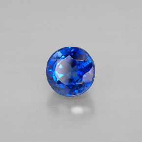 Dianita Azul Natural 1.37ct, Corte Redondo, VS-SI