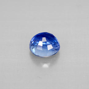 Cianita azul natural 1,37ct, corte redondo, VS-SI
