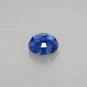 Cianita azul natural 1,13ct, corte redondo, VS-SI