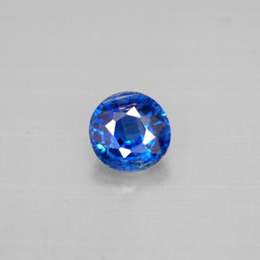 Cianita azul natural 1,05ct, corte redondo, VS-SI