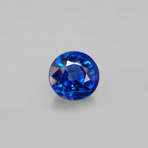 Cianita azul natural 1,06ct, corte redondo, VS
