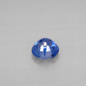 Cianita azul natural 0,97ct, corte redondo, VS-SI