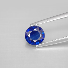 Cianita azul natural 1,08ct, corte redondo, VS-SI