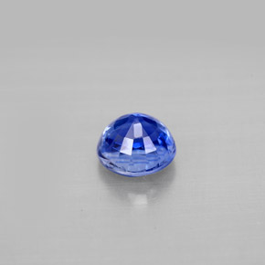 Cianita azul natural 1,23ct, corte redondo, VS-SI