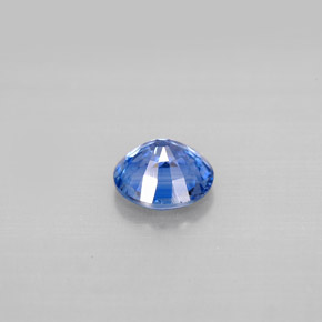 Cianita azul natural 0,85ct, corte redondo, VS-SI