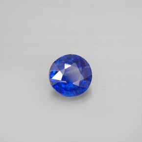 Cianita azul natural 1,00ct, corte redondo, VS-SI