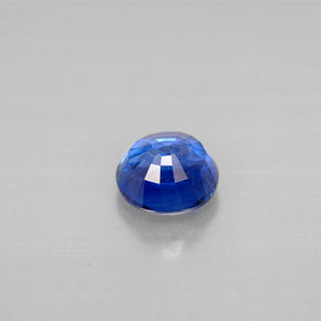 Cianita azul natural 1,22ct, corte redondo, VS-SI