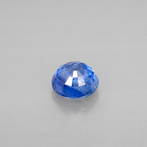 Cianita azul natural 1,15ct, corte redondo, VS-SI