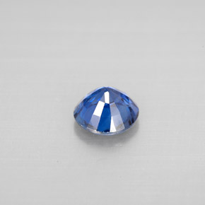 Cianita azul natural 0,89ct, corte redondo, VS-SI