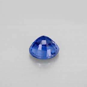 Cianita azul natural 1,16ct, corte redondo, VS-SI