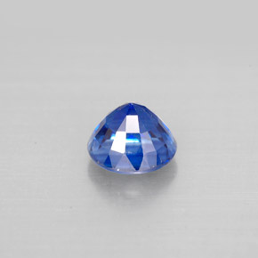 Cianita azul natural 1,30ct, corte redondo, VS-SI