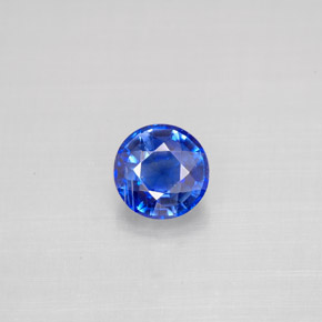 Cianita azul natural 1,00ct, corte redondo, VS-SI