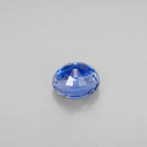 Cianita azul natural 1,02ct, corte redondo, VS-SI