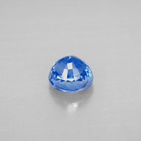 Cianita azul natural 1,25ct, corte redondo, VS-SI