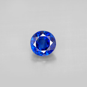 Dianita Azul Natural 1.18ct, Corte Redondo, VS-SI
