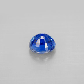 Cianita azul natural 1,19ct, corte redondo, VS-SI