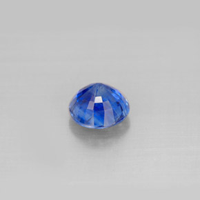 Cianita azul natural 1,12ct, corte redondo, VS-SI