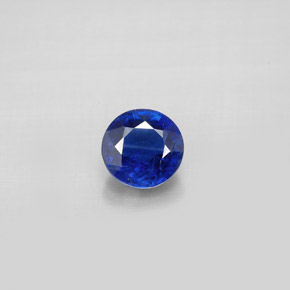 Cianita azul natural 1,09ct, corte redondo, VS-SI