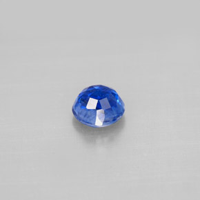 Cianita azul natural 0,81ct, corte redondo, VS-SI