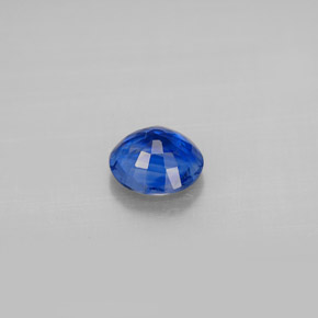 Cianita azul natural 0,93ct, corte redondo, VS-SI
