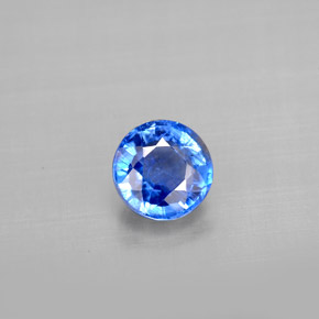 Dianita Azul Natural 1.24ct, Corte Redondo, VS-SI