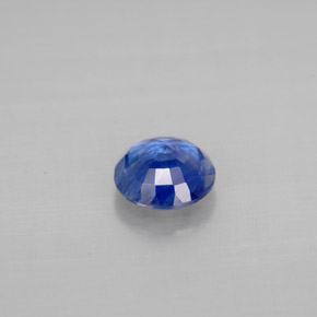 Cianita azul natural 0,96ct, corte redondo, VS-SI