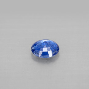 Cianita azul natural 0,78ct, corte redondo, VS-SI
