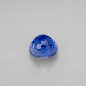 Cianita azul natural 1,20ct, corte redondo, VS-SI