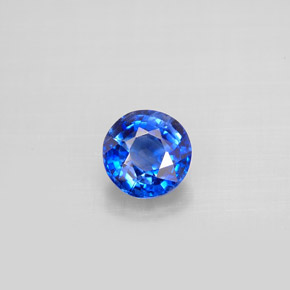 Dianita Azul Natural 1.03ct, Corte Redondo, VS-SI