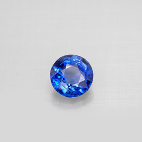 Dianita Azul Natural 1.03ct, Corte Redondo, VS-SI