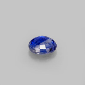 Cianita azul natural 0,97ct, corte redondo, VS-SI