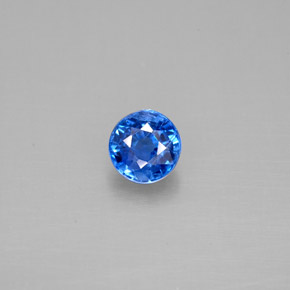 Dianita Azul Natural 0.66ct, Corte Redondo, VS-SI
