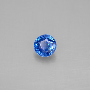 Dianita Azul Natural 0.66ct, Corte Redondo, VS-SI