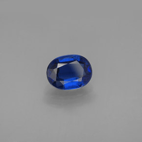 Cianita azul natural 2,66ct, corte oval, VS