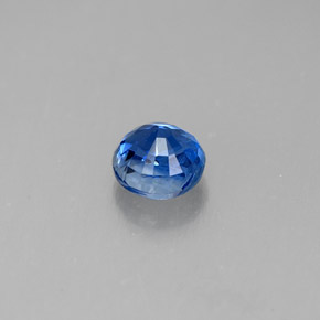 Cianita azul natural 0,65ct, corte redondo, SI
