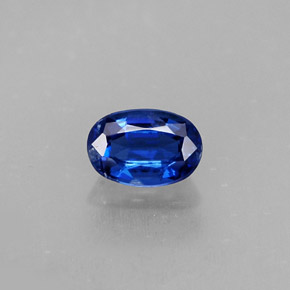 Cianita azul natural 0,69ct, corte oval, VS-SI