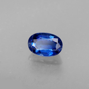 Cianita azul natural 0,69ct, corte oval, VS-SI