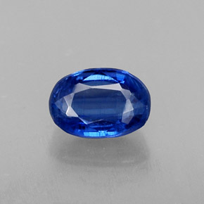 Cianita azul natural 0,78ct, corte oval, VS-SI