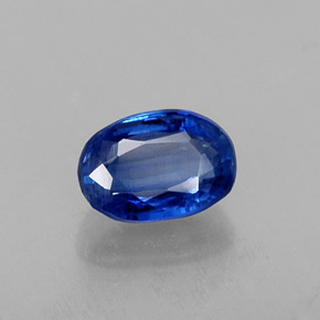 Cianita azul natural 0,78ct, corte oval, VS-SI