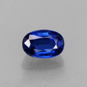 Cianita azul natural 0,78ct, corte oval, VS-SI